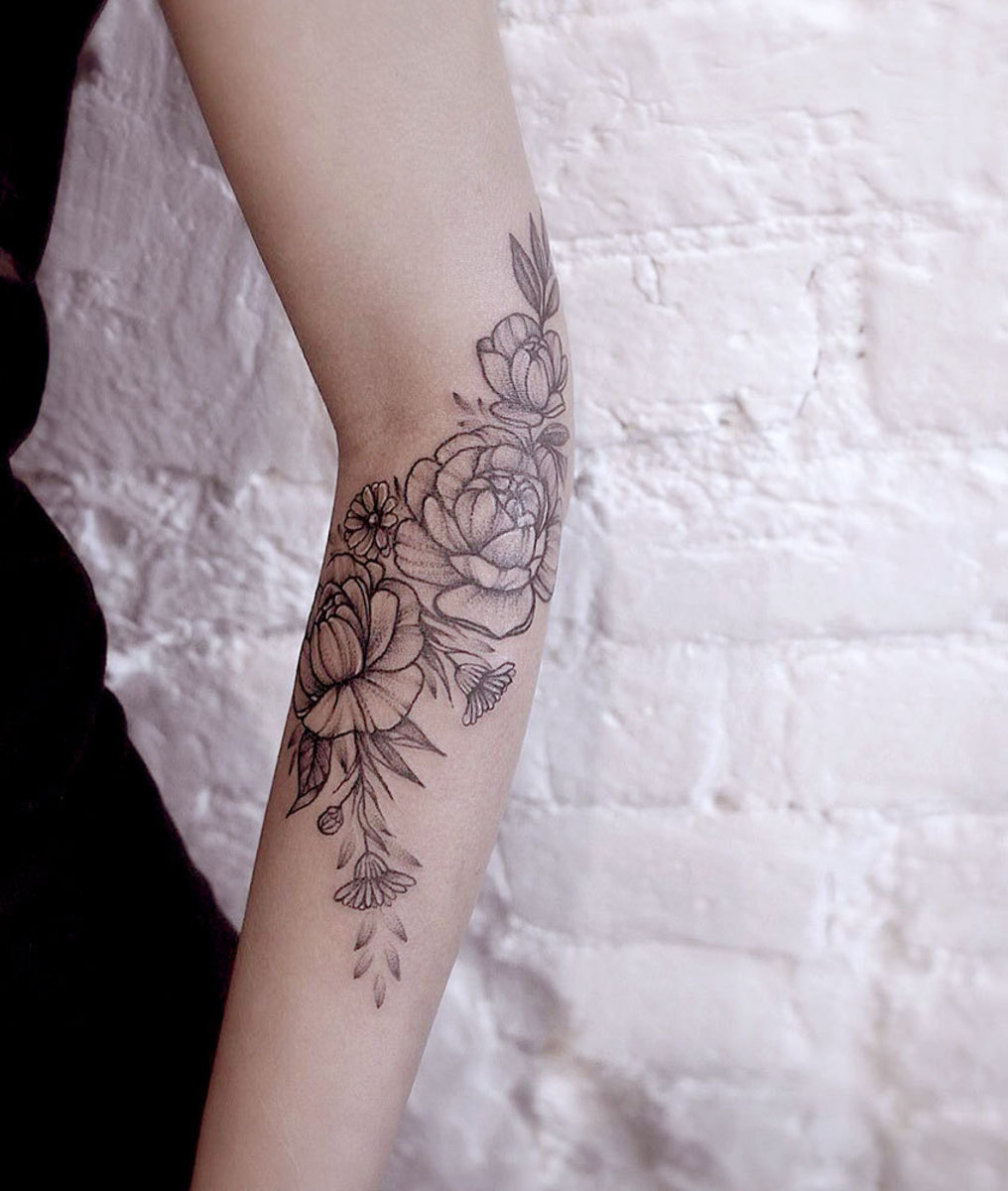 Ringelblume-Tattoo