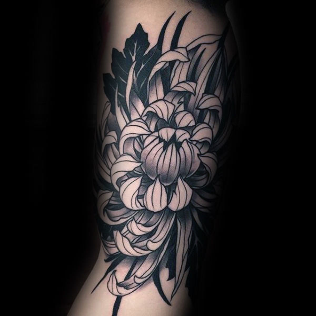 tetování chryzantémy