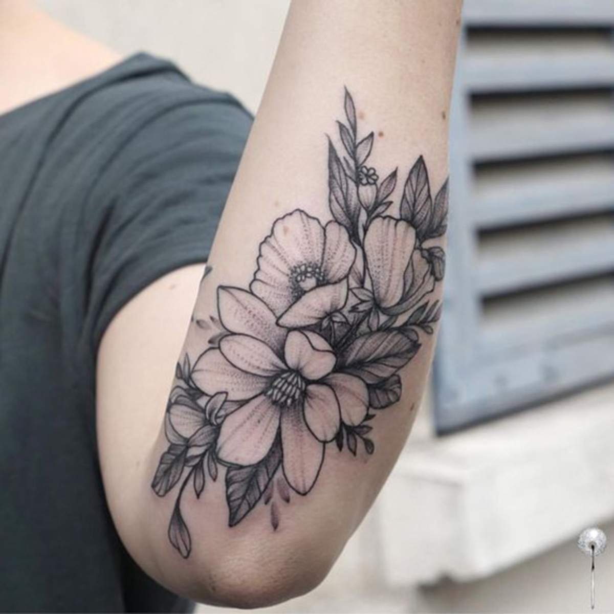 Magnolie-Blumen-Tattoo-14