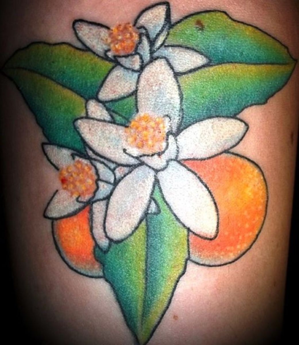 OrangeBlüteTattoo