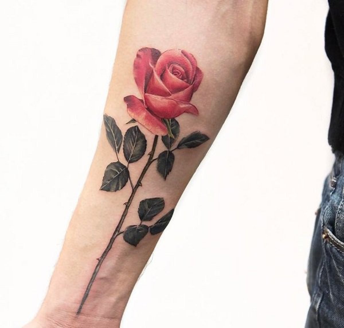 Rose-Unterarm-Tattoo-115