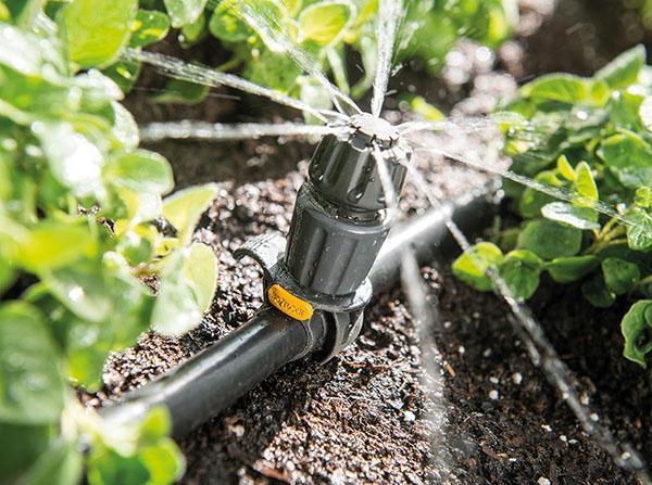 sistema de riego automático de superficie