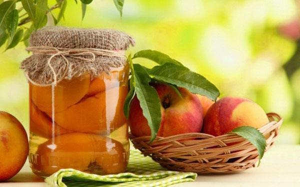 melocotones para el invierno