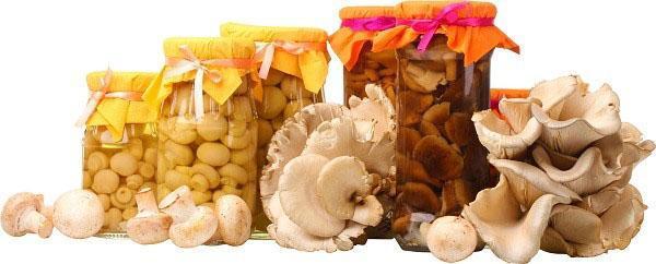 Champignons marinés