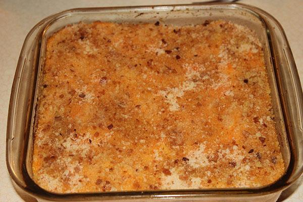 casserole de citrouille congelée