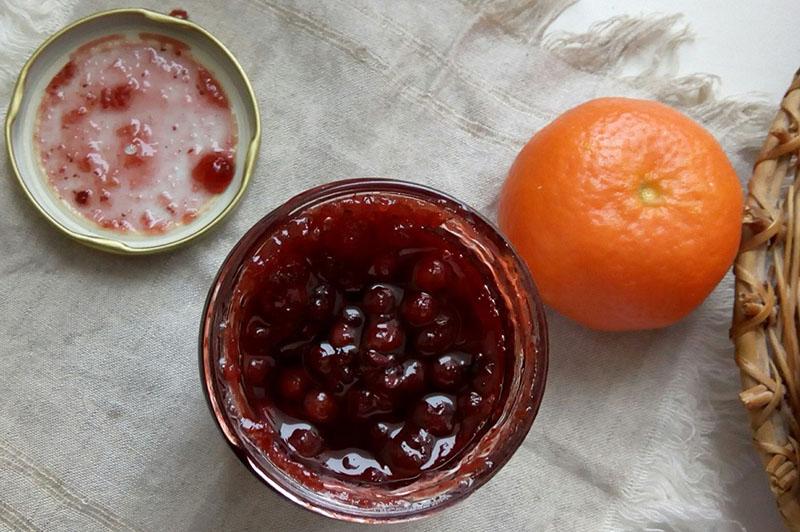 confiture d'airelles et d'oranges