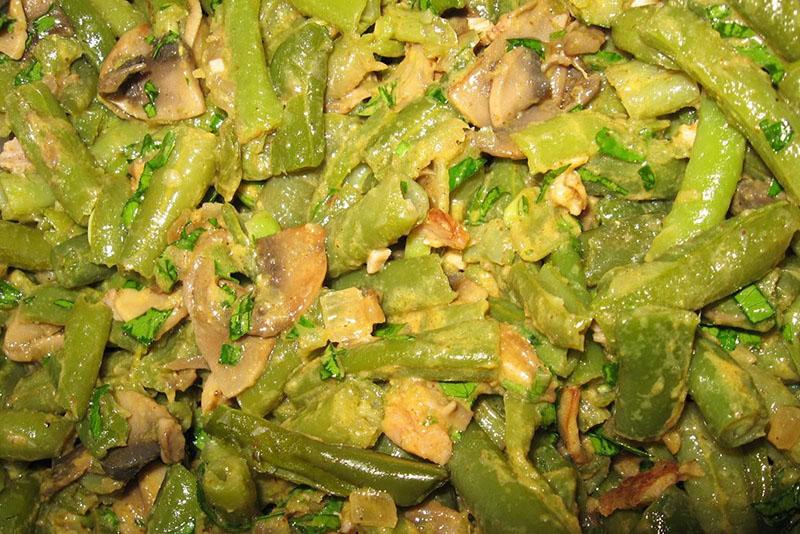 hojas de mostaza recetas de carne picada